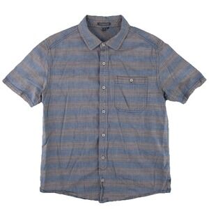 Toad&Co Organic Cotton Pocket Short Sleeve Button Up Shirt Mens Small